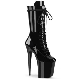 Pleaser FLAMINGO-1050 Stivaletti con Plateau Vernice Nero...