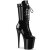 Pleaser FLAMINGO-1050 Stivaletti con Plateau Vernice Nero EU-35 / US-5
