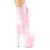 Pleaser FLAMINGO-1050 Stivaletti con Plateau Vernice Rosa EU-36 / US-6