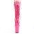 Pleaser FLAMINGO-1050 Stivaletti con Plateau Vernice Rosa EU-35 / US-5