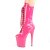 Pleaser FLAMINGO-1050 Stivaletti con Plateau Vernice Rosa EU-36 / US-6