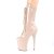 Pleaser FLAMINGO-1050 Stivaletti con Plateau Vernice Beige EU-35 / US-5