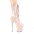 Pleaser FLAMINGO-1050 Stivaletti con Plateau Vernice Beige EU-35 / US-5