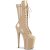 Pleaser FLAMINGO-1050 Stivaletti con Plateau Vernice Beige EU-36 / US-6
