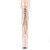 Pleaser FLAMINGO-1050 Stivaletti con Plateau Vernice Beige EU-37 / US-7