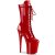 Pleaser FLAMINGO-1050 Stivaletti con Plateau Vernice Rosso EU-35 / US-5