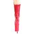Pleaser FLAMINGO-1050 Stivaletti con Plateau Vernice Rosso EU-35 / US-5