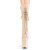 Pleaser FLAMINGO-1050FS Stivaletti con Plateau Camoscio Sintetico Beige EU-40 / US-10