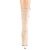 Pleaser FLAMINGO-1050FS Stivaletti con Plateau Camoscio Sintetico Beige EU-40 / US-10