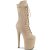 Pleaser FLAMINGO-1050FS Stivaletti con Plateau Camoscio Sintetico Beige EU-35 / US-5