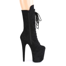 Pleaser FLAMINGO-1050FS Stivaletti con Plateau Camoscio Sintetico Nero EU-39 / US-9