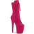 Pleaser FLAMINGO-1050FS Stivaletti con Plateau Camoscio Sintetico Rosa Chiaro EU-42 / US-12