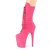 Pleaser FLAMINGO-1050FS Stivaletti con Plateau Camoscio Sintetico Rosa Chiaro EU-35 / US-5