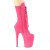 Pleaser FLAMINGO-1050FS Stivaletti con Plateau Camoscio Sintetico Rosa Chiaro EU-38 / US-8