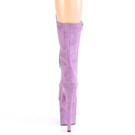 Pleaser FLAMINGO-1050FS Stivaletti con Plateau Camoscio Sintetico Viola EU-42 / US-12