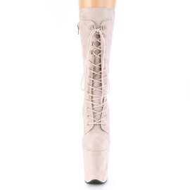 Pleaser FLAMINGO-1050FS Stivaletti con Plateau Camoscio Sintetico Nudo EU-35 / US-5
