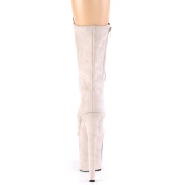 Pleaser FLAMINGO-1050FS Stivaletti con Plateau Camoscio Sintetico Nudo EU-35 / US-5