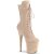 Pleaser FLAMINGO-1050FS Stivaletti con Plateau Camoscio Sintetico Nudo EU-38 / US-8