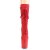 Pleaser FLAMINGO-1050FS Stivaletti con Plateau Camoscio Sintetico Rosso EU-42 / US-12