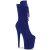 Pleaser FLAMINGO-1050FS Stivaletti con Plateau Camoscio Sintetico Blu EU-42 / US-12