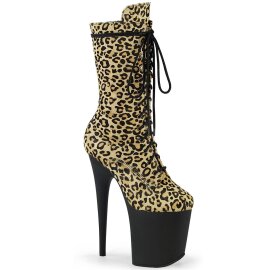 Pleaser FLAMINGO-1050LP Stivaletti con Plateau Marrone...