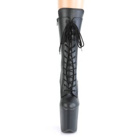 Pleaser FLAMINGO-1050WR Stivaletti con Plateau Similpelle Nero EU-35 / US-5