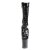 Pleaser FLAMINGO-1051 Stivaletti con Plateau Vernice Nero EU-39 / US-9
