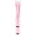Pleaser FLAMINGO-1051 Stivaletti con Plateau Vernice Rosa Chiaro EU-41 / US-11