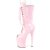 Pleaser FLAMINGO-1051 Stivaletti con Plateau Vernice Rosa Chiaro EU-41 / US-11