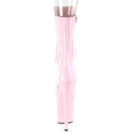 Pleaser FLAMINGO-1051 Stivaletti con Plateau Vernice Rosa Chiaro EU-35 / US-5