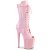 Pleaser FLAMINGO-1051 Stivaletti con Plateau Vernice Rosa Chiaro EU-35 / US-5