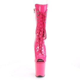 Pleaser FLAMINGO-1051 Stivaletti con Plateau Vernice Rosa Chiaro EU-35 / US-5