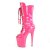 Pleaser FLAMINGO-1051 Stivaletti con Plateau Vernice Rosa Chiaro EU-35 / US-5