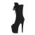 Pleaser FLAMINGO-1051FS Stivaletti con Plateau Camoscio Sintetico Nero EU-35 / US-5