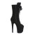 Pleaser FLAMINGO-1051FS Stivaletti con Plateau Camoscio Sintetico Nero EU-35 / US-5