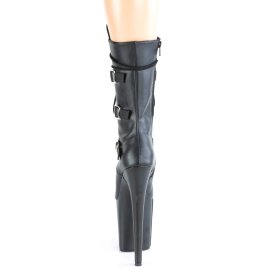 Pleaser FLAMINGO-1053 Stivaletti con Plateau Similpelle Nero EU-35 / US-5