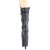 Pleaser FLAMINGO-1053 Stivaletti con Plateau Similpelle Nero EU-35 / US-5