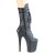 Pleaser FLAMINGO-1053 Stivaletti con Plateau Similpelle Nero EU-37 / US-7