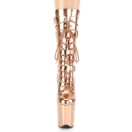 Pleaser FLAMINGO-1053 Stivaletti con Plateau Metallico...