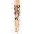 Pleaser FLAMINGO-1053 Stivaletti con Plateau Metallico Cromato Dorato Rosa EU-35 / US-5