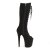 Pleaser FLAMINGO-2051FS Stivaletti con Plateau Camoscio Sintetico Nero EU-38 / US-8