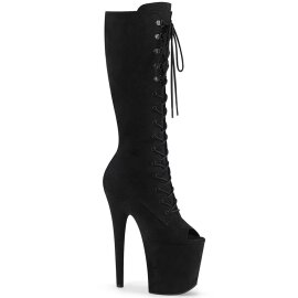 Pleaser FLAMINGO-2051FS Stivaletti con Plateau Camoscio...