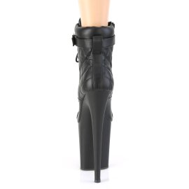 Pleaser FLAMINGO-800-05 Stivaletti con Plateau Similpelle Nero EU-35 / US-5