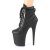 Pleaser FLAMINGO-800-05 Stivaletti con Plateau Similpelle Nero EU-38 / US-8