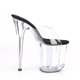 Pleaser FLAMINGO-801 Mules con Plateau Trasparente EU-35 / US-5