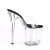 Pleaser FLAMINGO-801 Mules con Plateau Trasparente EU-35 / US-5
