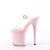 Pleaser FLAMINGO-808 Sandali con Plateau Trasparente Rosa Chiaro EU-38 / US-8