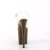 Pleaser FLAMINGO-808 Sandali con Plateau Trasparente Moka EU-35 / US-5