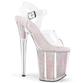 Pleaser FLAMINGO-808G Sandali con Plateau Glitter...