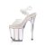 Pleaser FLAMINGO-808G Sandali con Plateau Glitter Trasparente Rosa EU-35 / US-5